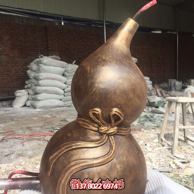 萬用銅雕葫蘆，集家居裝飾、鎮(zhèn)宅辟邪、雕塑藝術(shù)于一體
