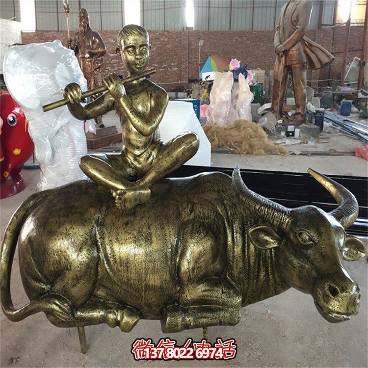 傳統(tǒng)農耕文化玻璃鋼雕塑
