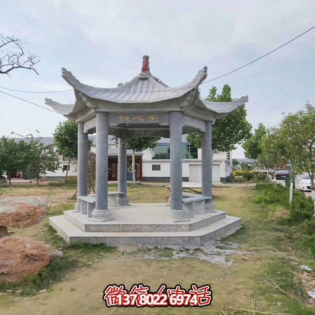 舒適涼亭休息座椅，最適合鄉(xiāng)村戶外休閑