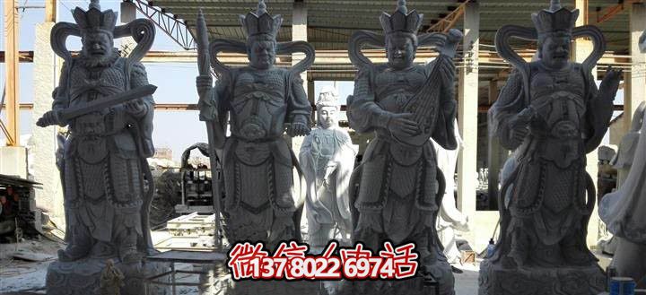 古樸雅致的大理石雕塑，見證古老神佛四大天王的傳承