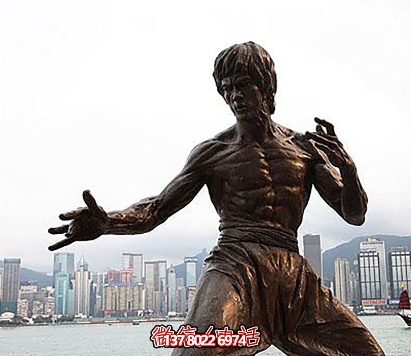李小龍銅雕雕塑，緬懷經典電影明星