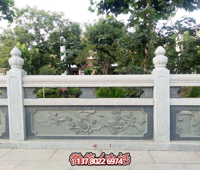 精美石欄系列，搭配園林花園，提升圍欄美感