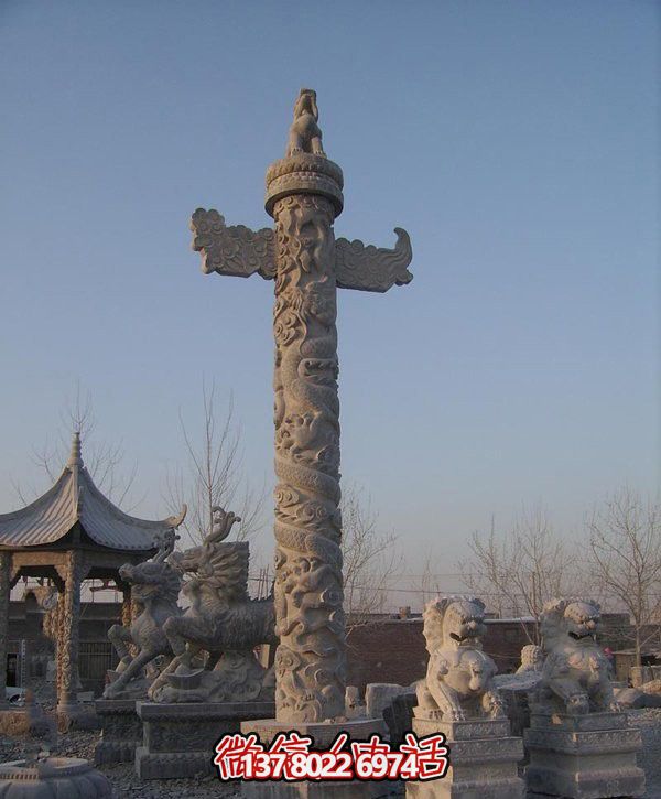 精美漢白玉雕塑，華美石龍表現(xiàn)中華文化之美