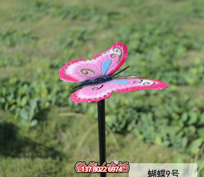 不銹鋼蝴蝶雕塑，創(chuàng)意裝點(diǎn)公園環(huán)境
