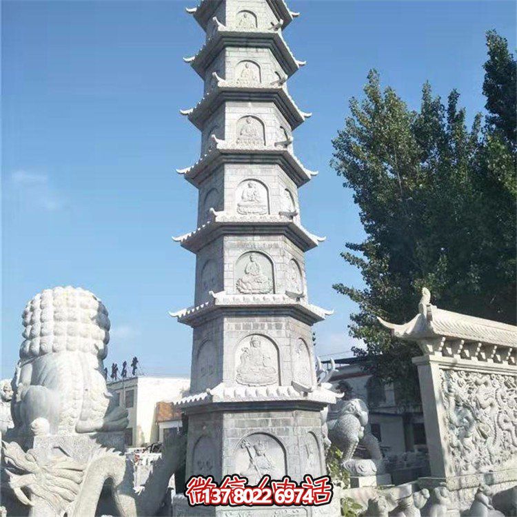 古典佛教雕塑藝術(shù)——精美青石舍利塔、石塔寺、佛塔