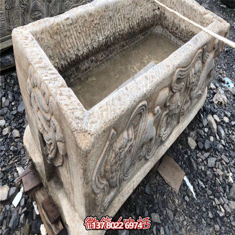 老石槽，漢白玉仿古石槽